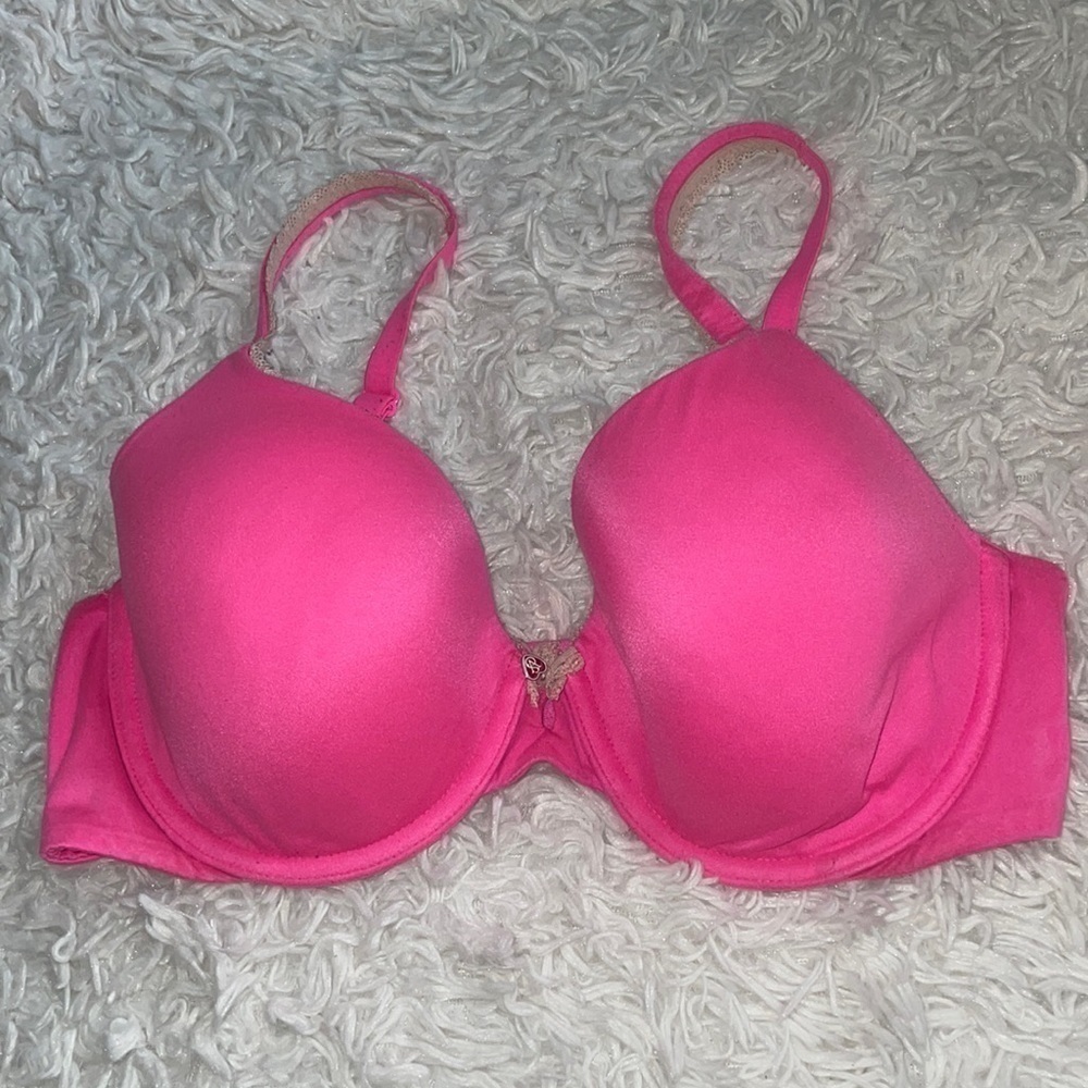 Victoria Secret Body By Victoria Lined Perfect Cover Size 34D Bra